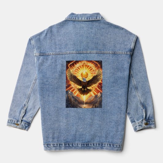 Golden Adler Denim Jacket Jeansjacke (Rückseite)