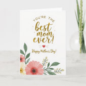 Golden Affection Celebration Card Karte (Vorderseite)