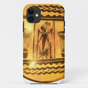 Golden African Ethnic Art Print Design Case-Mate iPhone Hülle