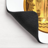 Golden African Ethnic Art Print Design Mousepad (Ecke)