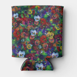 Golden Afternoon Pansies by Jason Street Dosenkühler