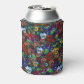 Golden Afternoon Pansies by Jason Street Dosenkühler (Kanne Rückseite)