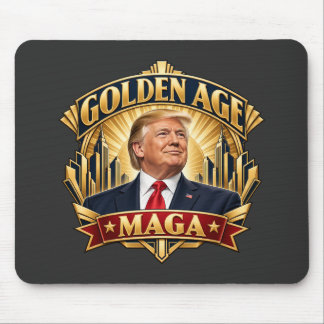 Golden Age Art Deco Porträt-Mauspad Mousepad