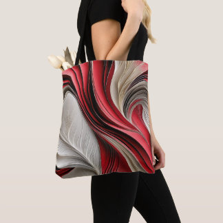 Golden Air: Cranberry & Champagner Fließendes Abst Tasche
