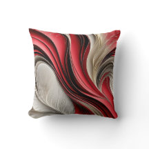 Golden Air – Cranberry & Champagner Flowing Abstra