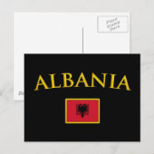Golden Albanien Postkarte (Vorne/Hinten)