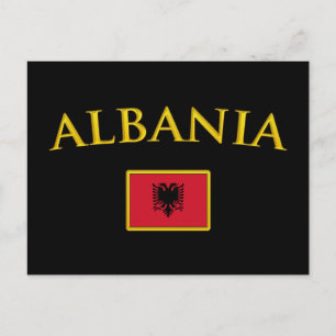 Golden Albanien Postkarte