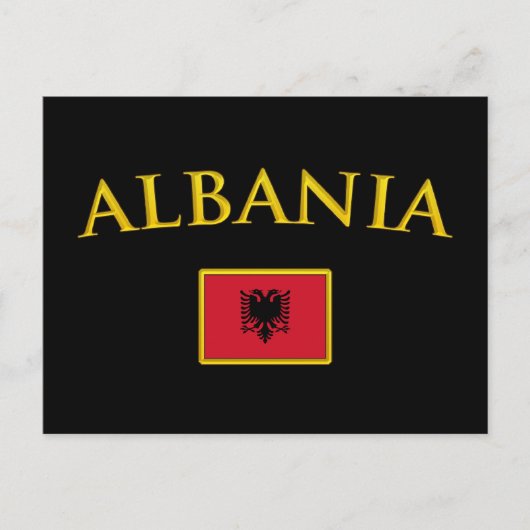 Golden Albanien Postkarte (Vorderseite)