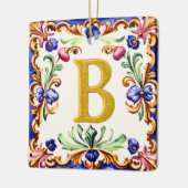 Golden Alphabet – Letter B Keramikornament (Links)