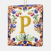 Golden Alphabet – Letter P Keramikornament (Links)
