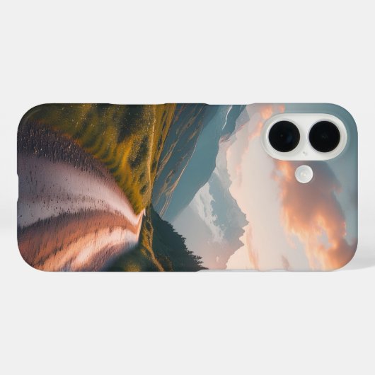 Golden Alpine Trail Case-Mate iPhone Hülle (Rückseite (Horizontal))