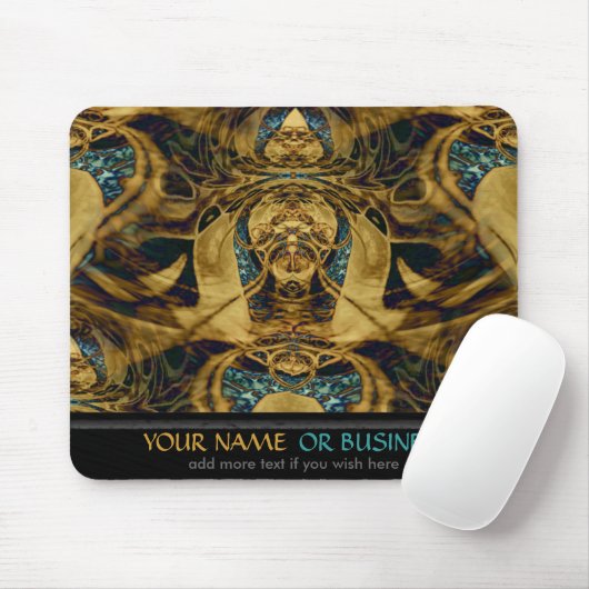 GOLDEN ALUNA individuell anpassbare Mousepad (Mit Mouse)