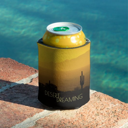 Golden Amber Sunset Cactus Wüste Dreaming Arizona Dosenkühler (In Situ Pool)