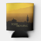 Golden Amber Sunset Cactus Wüste Dreaming Arizona Dosenkühler (Vorderseite)