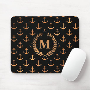 Golden Anchors Mousepad
