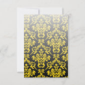Golden and Black Damask Muster (Rückseite)