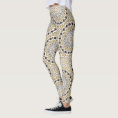 Golden and Charcoal Mandala Pattern Leggings (Links)