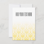 Golden and White Damask Muster (Vorderseite)