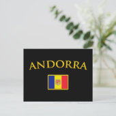 Golden Andorra Postkarte (Stehend Vorderseite)