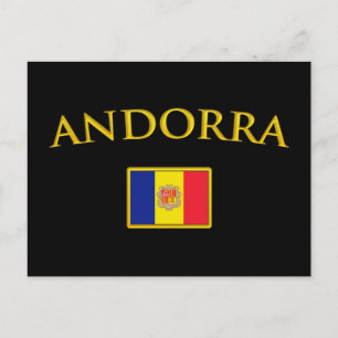 Golden Andorra Postkarte