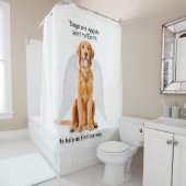 Golden Angel Duschvorhang (Beispiel)