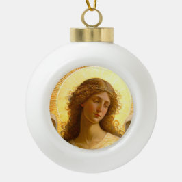 Golden Angel Gentle Messenger der Liebe Keramik Kugel-Ornament