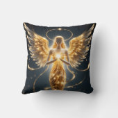 Golden Angel Glamour Throw Pillow Kissen (Rückseite)