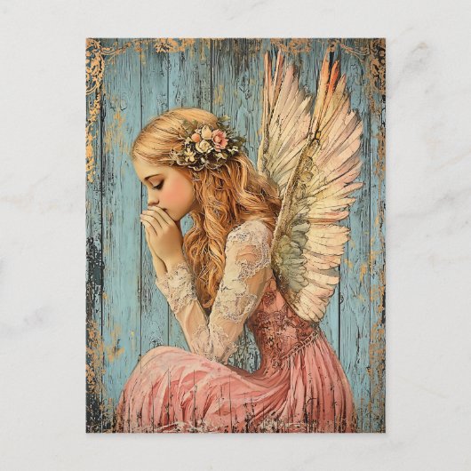 Golden Angel Postkarte (Vorderseite)