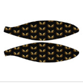 Golden Angel Wings auf schwarzem Hintergrund Mini Basketball (Panele)