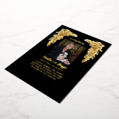 Golden Angel Wings in Memory dank Karte (Gedreht)