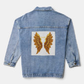 Golden Angel Wings Jacken Design (Rückseite)