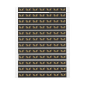 Golden Angel Wings on Black background (Bogen)