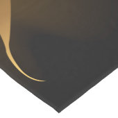 Golden Angel Wings on Black background Mittelgroßer Tischläufer (Ecke)