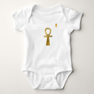 Golden Ankh - Altes ägyptisches Symbol des Lebens Baby Strampler