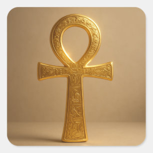 Golden Ankh Ancient Ägypter Symbol Sticker
