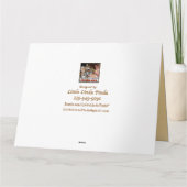 Golden Anniversary Cards for Mum and Dad YOUR TEXT Karte (Rückseite)