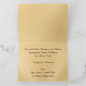 Golden Anniversary Cards for Mum and Dad YOUR TEXT Karte (Innenseite)