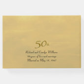 Golden Anniversary Love Birds Gästebuch (Rückseite)