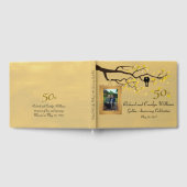 Golden Anniversary Love Birds Gästebuch (Voll)