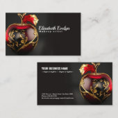 Golden Apple Elegante: Eine luxuriöse Visitenkarte (Vorne/Hinten)