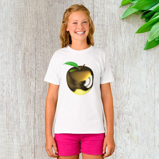 Golden Apple mit Leaf Shiny Metallic T-Shirt