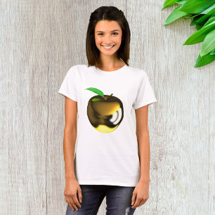 Golden Apple mit Leaf Shiny Metallic T-Shirt