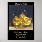 Golden Apples. Christian poster A3 (Vorne)