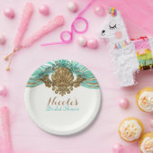 Golden & Aquamarin Sea Muschel Glam Beach Party El Pappteller (Party)