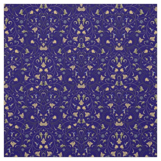 Golden arabic stoff (Muster)