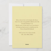 Golden Arch and Mosque Skyline Eid Mubarak Card Feiertagskarte (Rückseite)