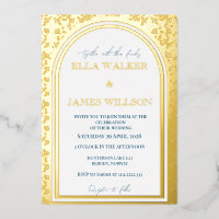 Golden Arch Regal Wedding (Retro-Dotted)