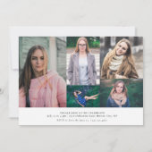 Golden Arches | Multi-Foto-Kalligrafie-Abschluss Einladung (Rückseite)