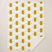 Golden Archway Portal – Minimalist Abstract Sherpadecke (Vorderseite)