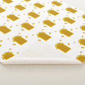 Golden Archway Portal – Minimalist Abstract Sherpadecke (3/4)